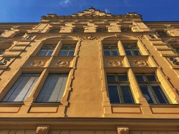 Low angle view of building against sky