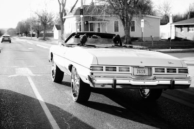 Car on road