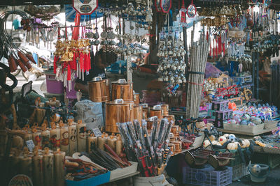 Man at market stall