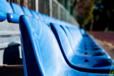 Close-up view of blue background