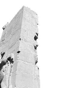 Low angle view of historical building against clear sky