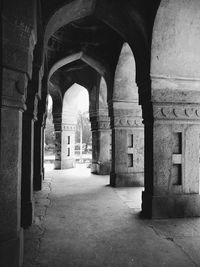 Corridor of historic building