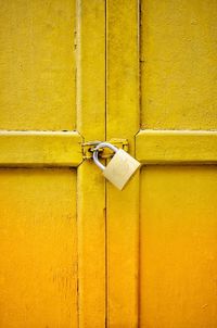 Close-up of closed door