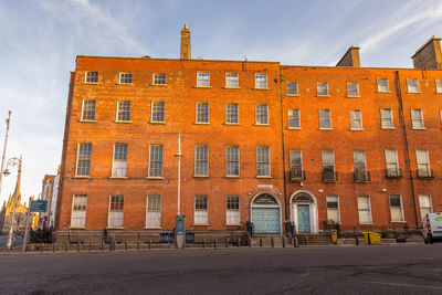 Low angle view of building against sky