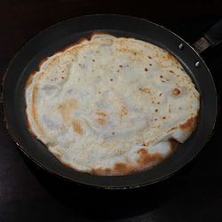 Close-up of bread in plate