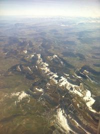 Aerial view of landscape