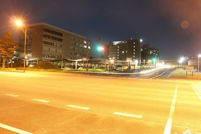 City street at night