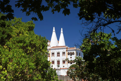 Built structure with trees in background