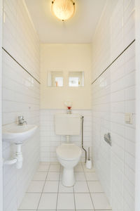 Interior of bathroom at home