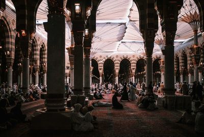 People praying in mosque