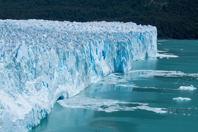 Scenic view of frozen sea