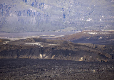 Scenic view of dramatic landscape
