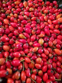 Full frame shot of fruits for sale in market