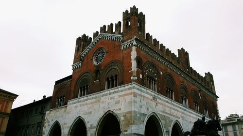 Low angle view of historic building