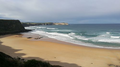 Scenic view of beach