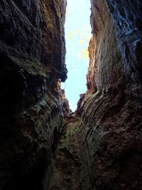 Scenic view of rock formations