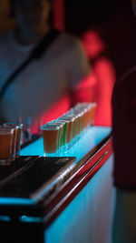 Close-up of drink on table at restaurant