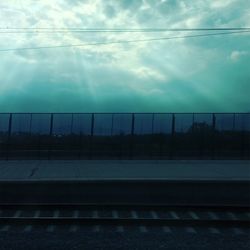 Fence against sky