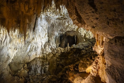 Low angle view of cave