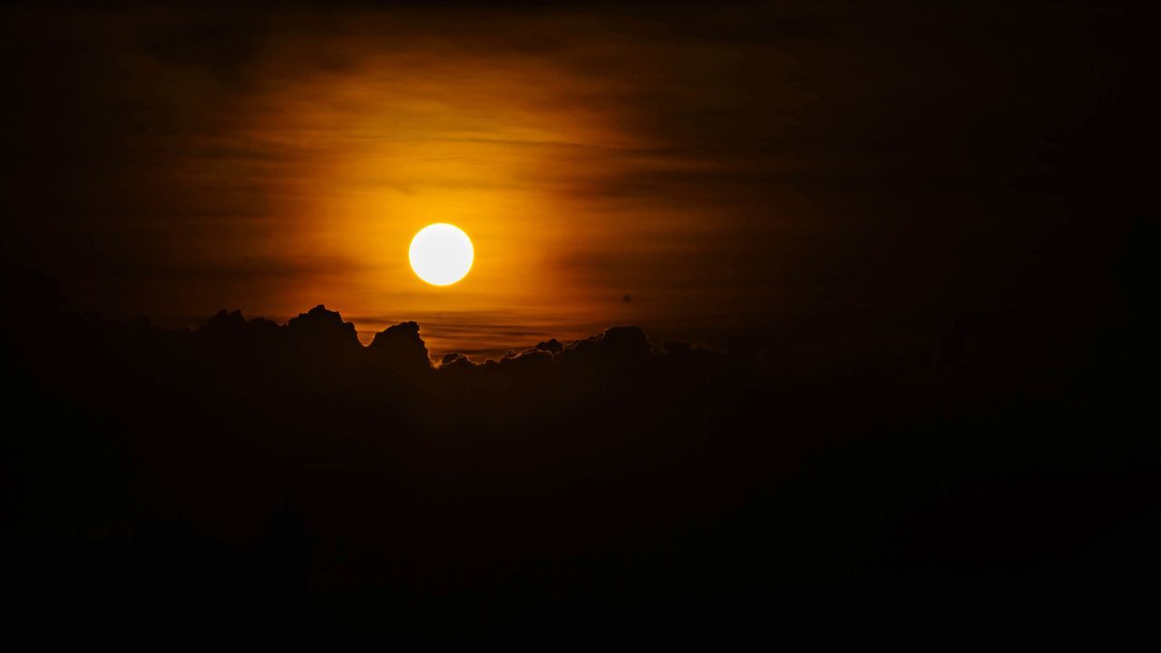 SCENIC VIEW OF SUNSET AGAINST SKY