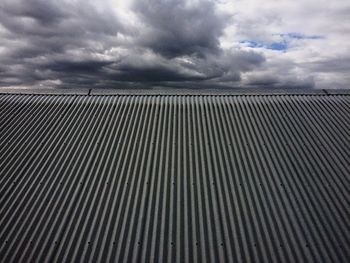 Low angle view of cloudy sky