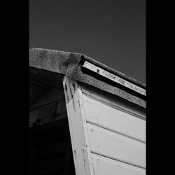 Low angle view of an abandoned building