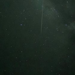 Low angle view of star field at night