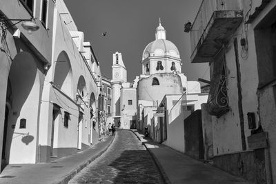 Street amidst buildings in city