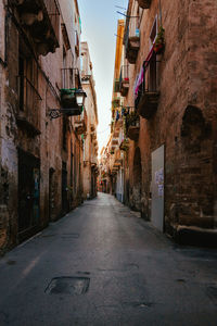 Alley amidst buildings