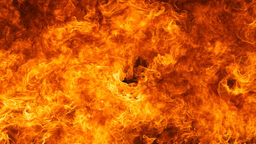 Close-up of fire