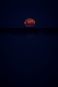 View of moon against sky at night