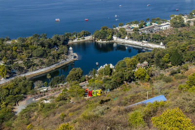 Aerial views of udaipur