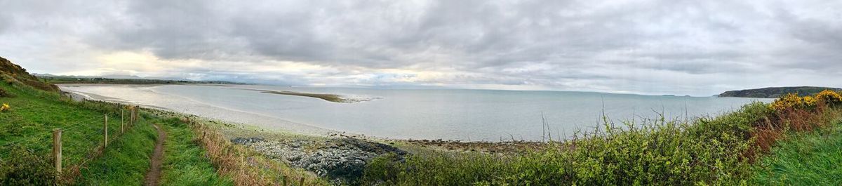 Panoramic view of sea against sky