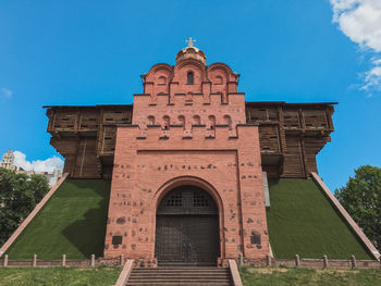The golden gate in kiev - major landmark of ancient kiev and historic gateway.