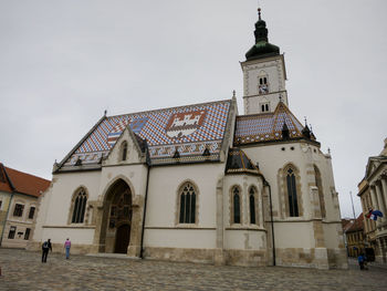 Facade of church