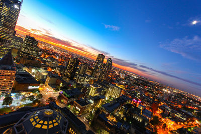 Aerial view of cityscape