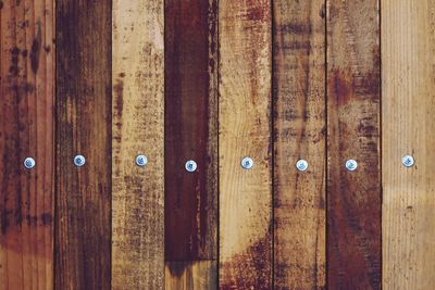 Full frame shot of wooden door