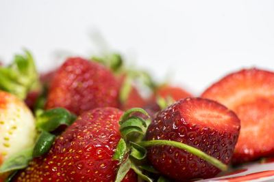 Close-up of strawberries