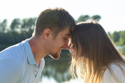 Portrait of young couple