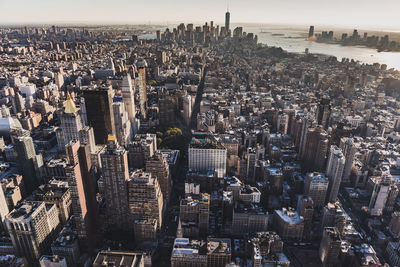 Aerial view of a city