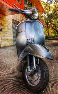 Close-up of vintage car