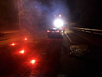 Road at night