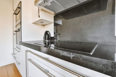 Close-up of sink on kitchen