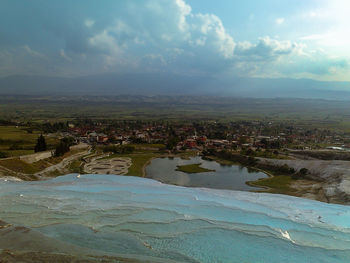 Scenic view of landscape against sky