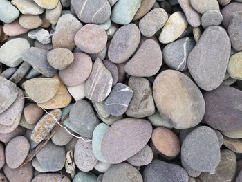 Full frame shot of stones