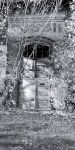 View of abandoned building