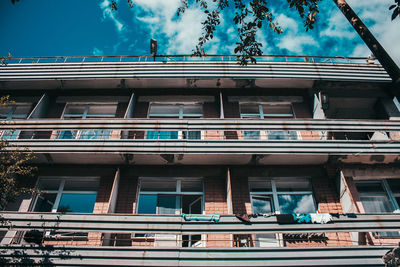 Low angle view of building against sky