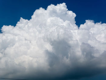 Low angle view of clouds in sky