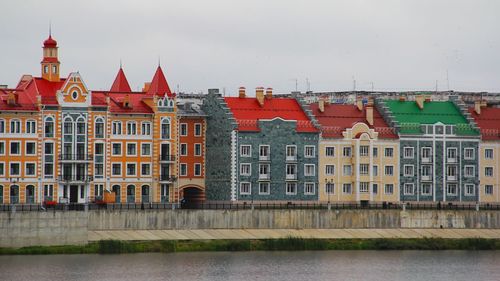 Buildings at waterfront