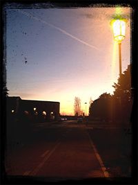 Road at night